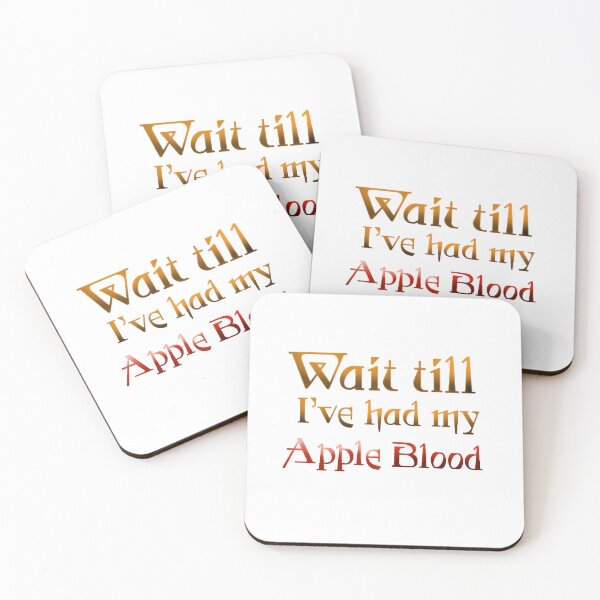 Item preview, Wait till I’ve had my Apple Blood designed and sold by CourtOrder.