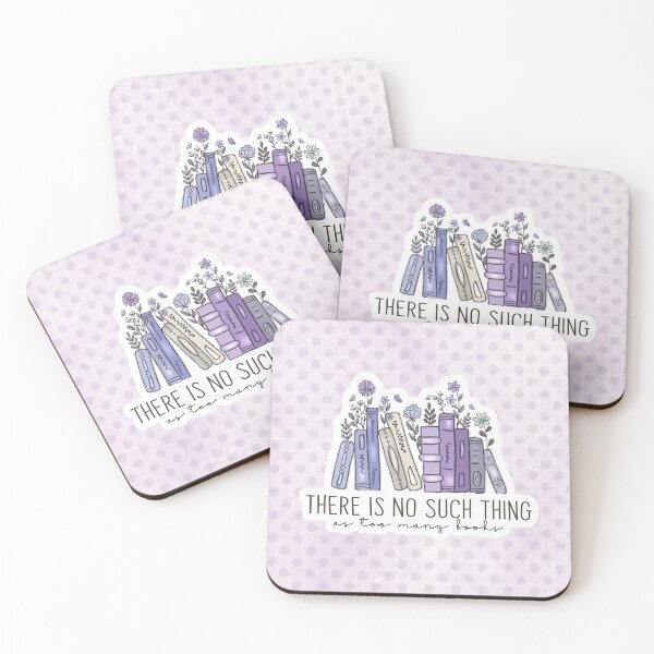 Item preview, There's No Such Thing as Too Many Books Watercolor designed and sold by creative321.