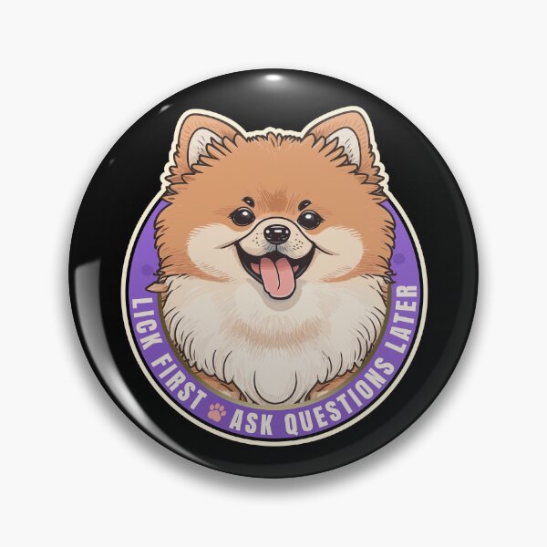 Item preview, Lick First! Pomeranian Dog Design designed and sold by danielliamgill.
