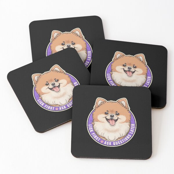 Item preview, Lick First! Pomeranian Dog Design designed and sold by danielliamgill.