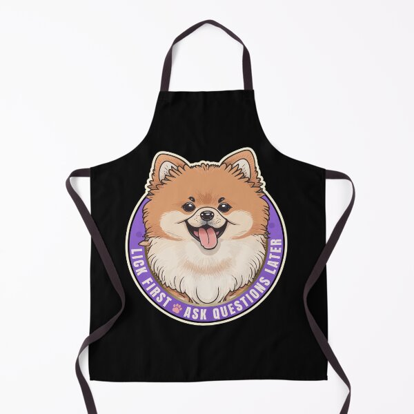 Item preview, Lick First! Pomeranian Dog Design designed and sold by danielliamgill.