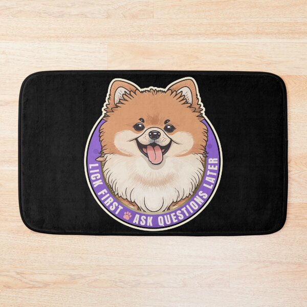 Item preview, Lick First! Pomeranian Dog Design designed and sold by danielliamgill.