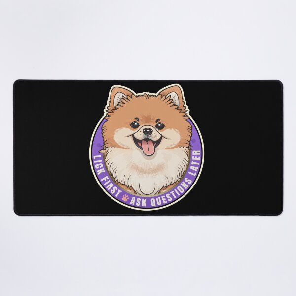 Item preview, Lick First! Pomeranian Dog Design designed and sold by danielliamgill.
