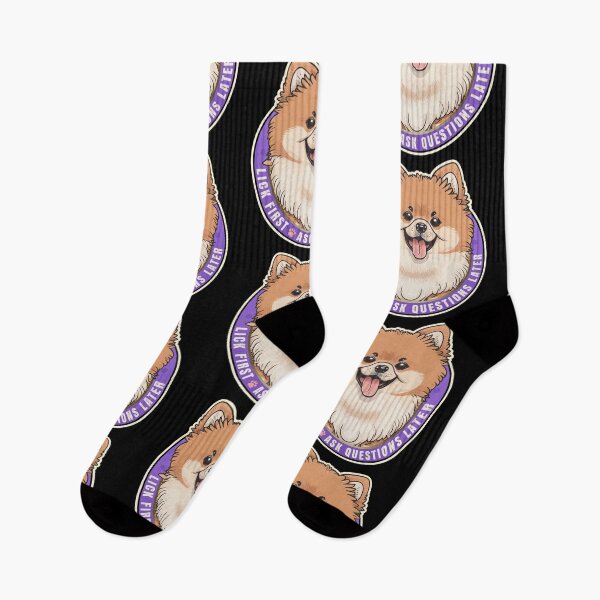 Item preview, Lick First! Pomeranian Dog Design designed and sold by danielliamgill.