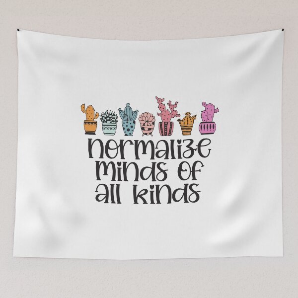 Item preview, Minds Of All Kinds Mental Health Autism Awareness designed and sold by Dolphin Graphic.