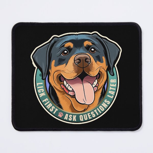Item preview, Lick First! Rottweiler Dog Design designed and sold by danielliamgill.