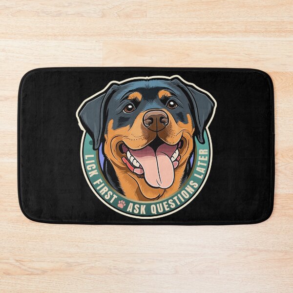 Item preview, Lick First! Rottweiler Dog Design designed and sold by danielliamgill.