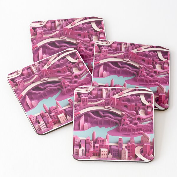 Item preview, Paper-Crafted Cityscape #3 designed and sold by Pedro Wolff.