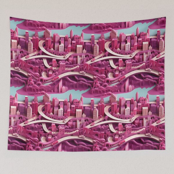 Item preview, Paper-Crafted Cityscape #3 designed and sold by Pedro Wolff.
