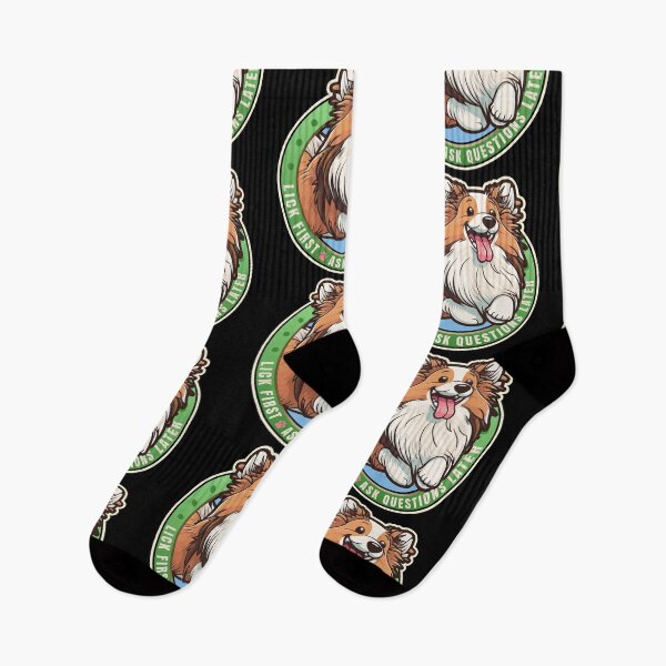 Item preview, Lick First! Shetland Sheepdog Design designed and sold by danielliamgill.