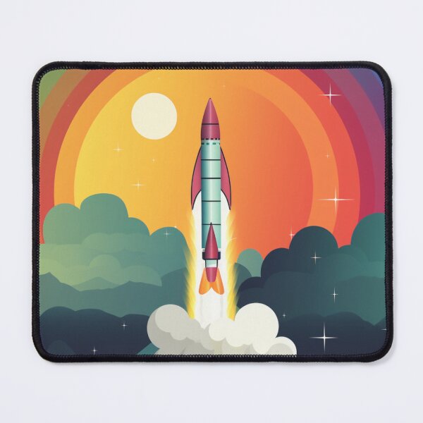 Item preview, Colorful Rainbow Rocket designed and sold by UlDesigns.