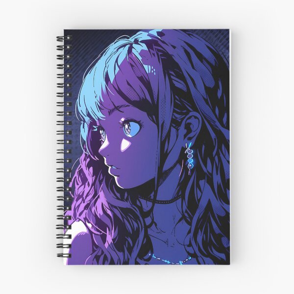 Item preview, Purple Hues: A Half-Tone Digital Portrait designed and sold by damnitmikki.