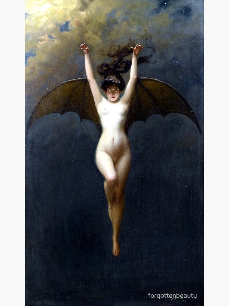 Discover The bat woman - The Bat -Woman - Albert Joseph Pénot Canvas