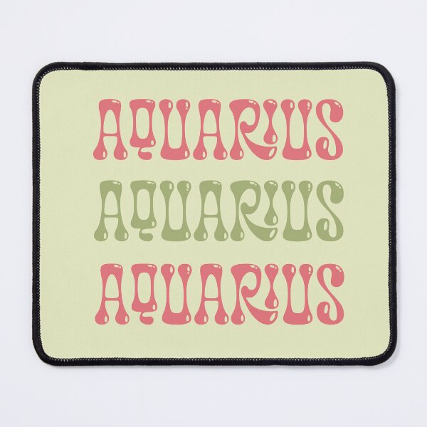 Item preview, Aquarius Bubble Letters designed and sold by mckhowdesign.
