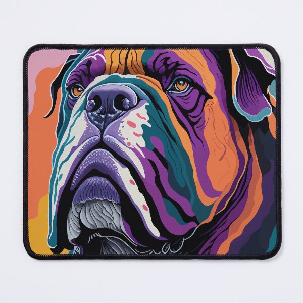 Item preview, Psychedelic Bulldog | Colorful Trippy Dog | Psychedelic Art designed and sold by Diegos-.