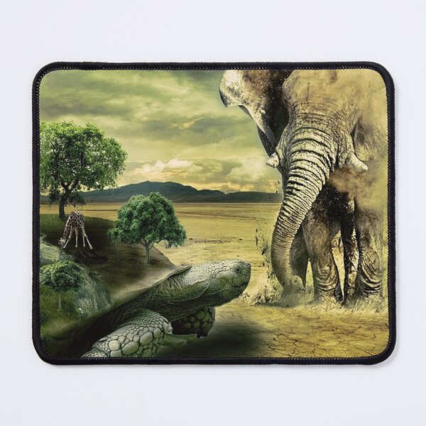 Item preview, Turtle and Elephant designed and sold by ZANTRART.