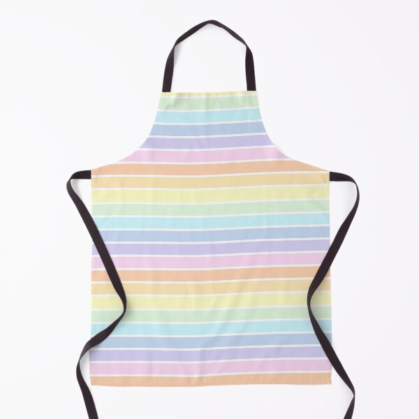 Item preview, Pastel rainbow and white stripes - horizontal designed and sold by LittleBettyMakes.