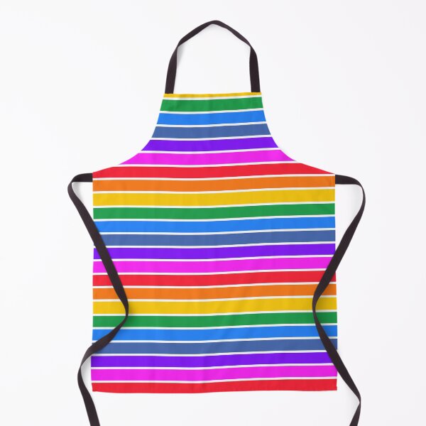 Item preview, Bright rainbow and white stripes - horizontal designed and sold by LittleBettyMakes.