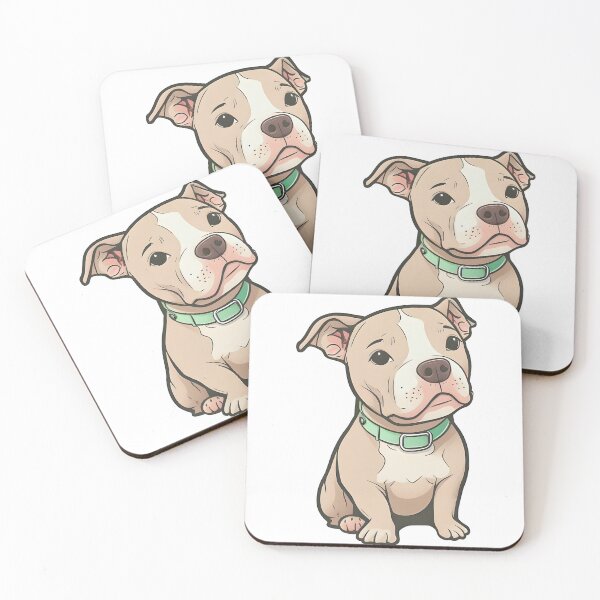 Item preview, Tiny Tails: The Adorable World of Cartoon Baby Pitbulls designed and sold by brasandre93.