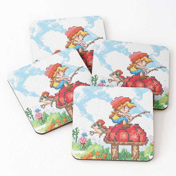 Item preview, Pixelated Wonderland: A Charming Escape to Whimsy and Joy designed and sold by RobotBadGuy0.