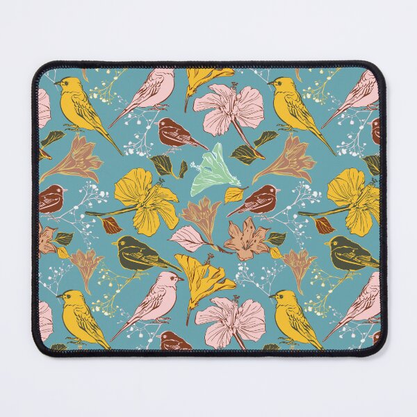 Hibiscus Garden Mouse Pad