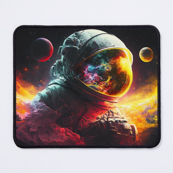 Item preview, Surreal Spacescape of Astronaut in Nebula designed and sold by ConnerCreations.