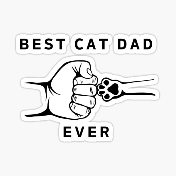 Item preview, Best Cat Dad designed and sold by CaptainCashew.