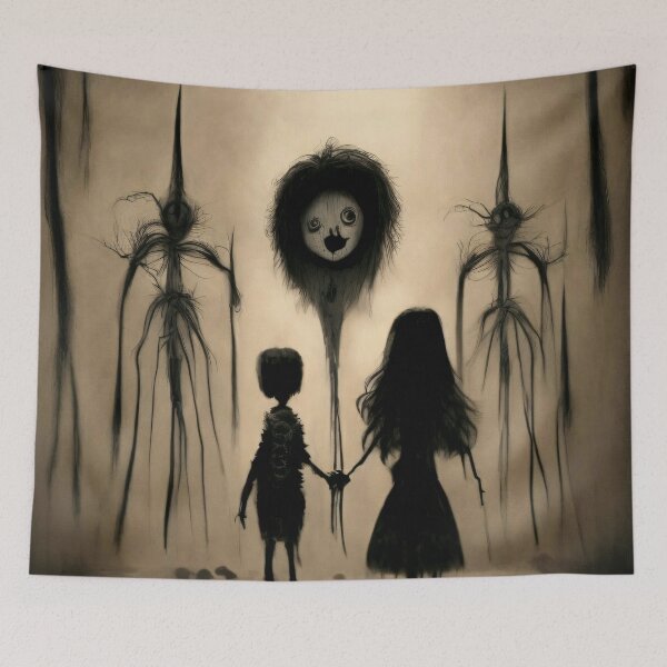 Item preview, "Siblings Enter The Kingdom of Scribbles" by Perceptual Paradox Creations designed and sold by hobbit73.