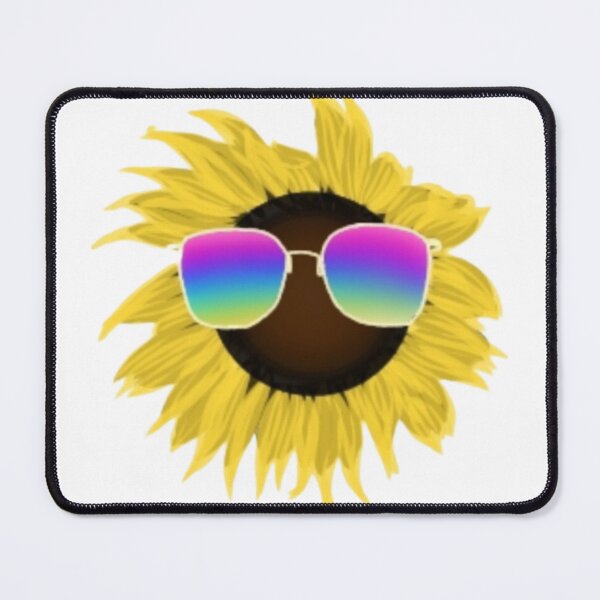 Item preview, Sun flower wearing sunglasses designed and sold by Artistkhg.