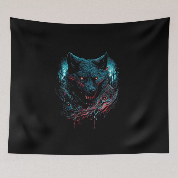Item preview, Nightmare Wolf (Horror Design) designed and sold by DankMatter69420.
