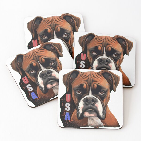 Item preview, Buster the Boxer, a patriotic pooch, Great USA gift! designed and sold by Alanna Rose Realm.