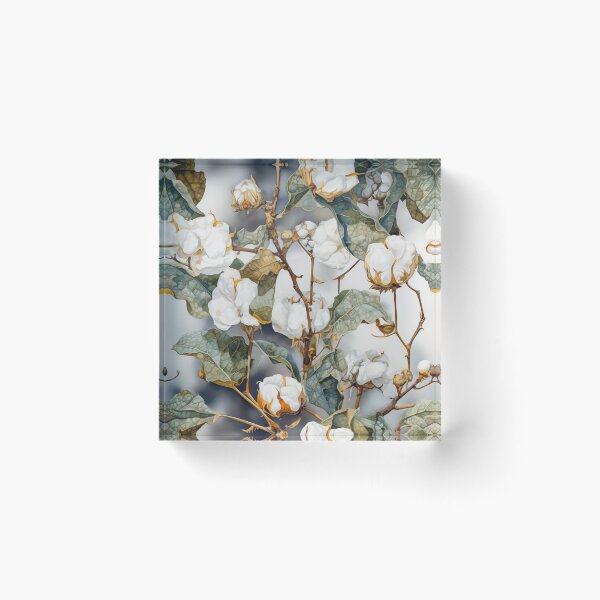 Item preview, The branch of cotton flowers designed and sold by EvgeniiaSim.