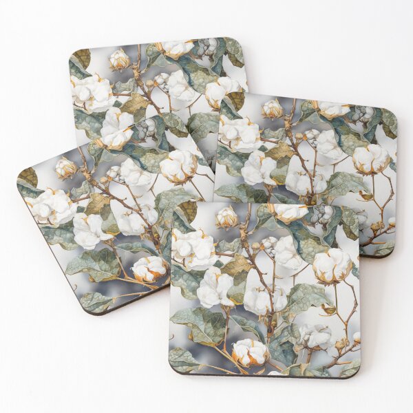 Item preview, The branch of cotton flowers designed and sold by EvgeniiaSim.