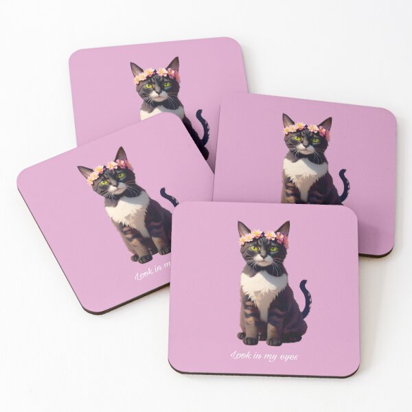 Item preview, Cat look in my eyes  designed and sold by Tatty-shop.