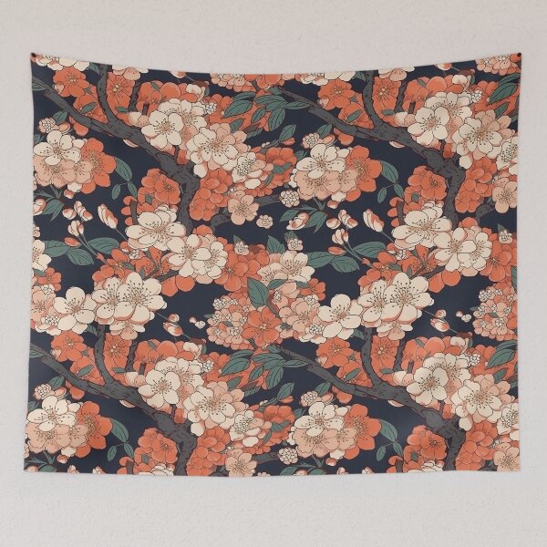 Item preview, Ukiyo-E Cherry Blossom Pattern designed and sold by RockingPandS.