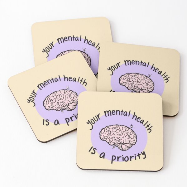 Item preview, your mental health is a priority teenage self love sticker meme aesthetic designed and sold by Anavrisss.