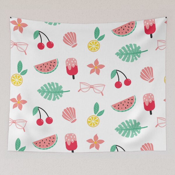 Item preview, Colourful Summer Aesthetic Illustrations designed and sold by chocolate e'claire.