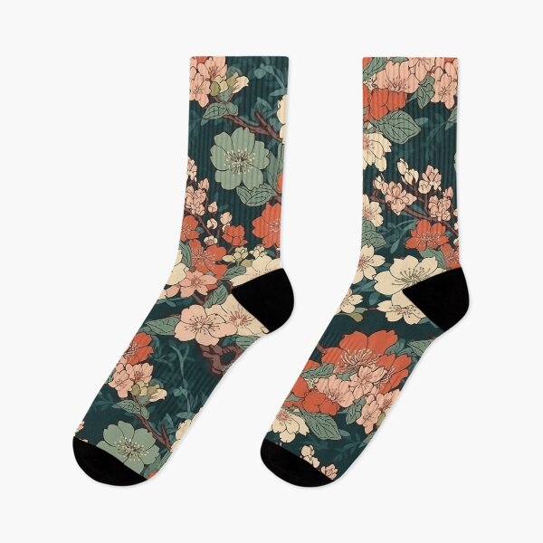 Item preview, Traditional Japanese Cherry Blossom Pattern designed and sold by RockingPandS.