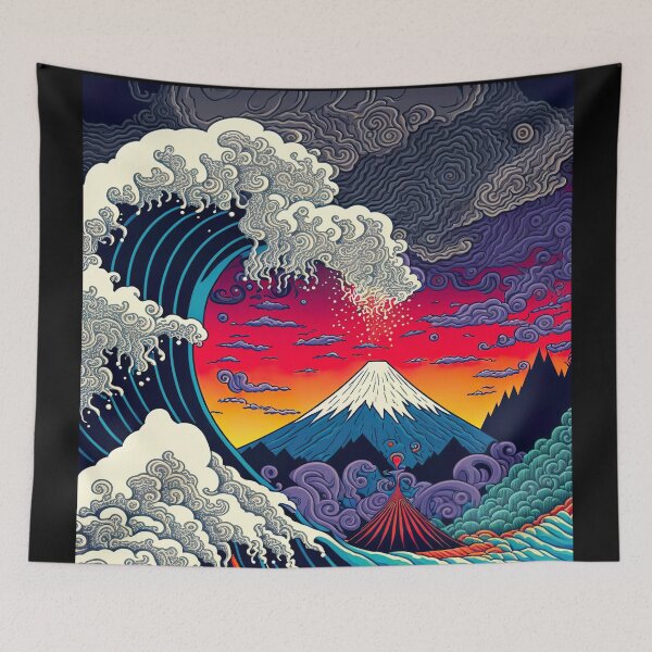 Item preview, great colorful wave designed and sold by ururuty.