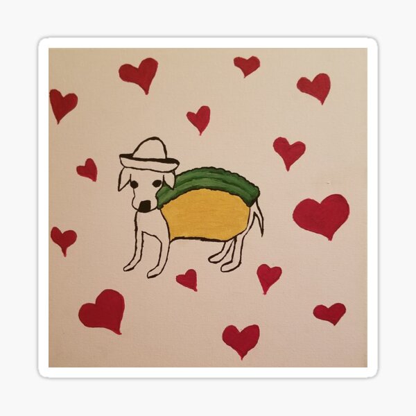 Taco Love Sticker