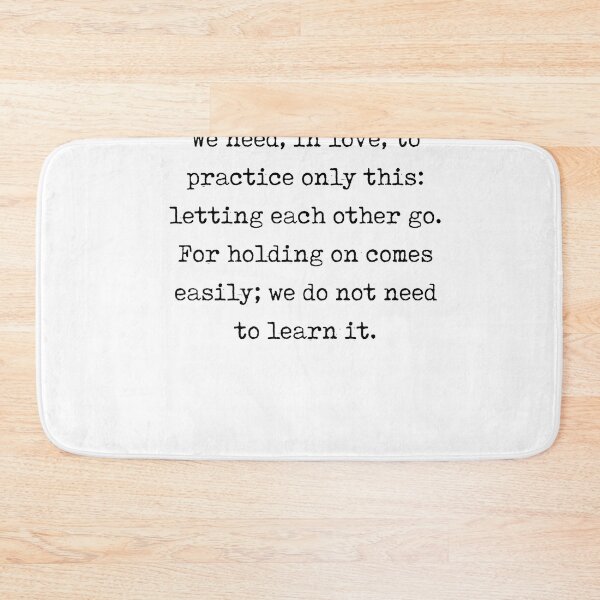 Item preview, Let Each Other Go - Rainer Maria Rilke Quote - Typewriter Print 1 designed and sold by Studio Grafiikka.