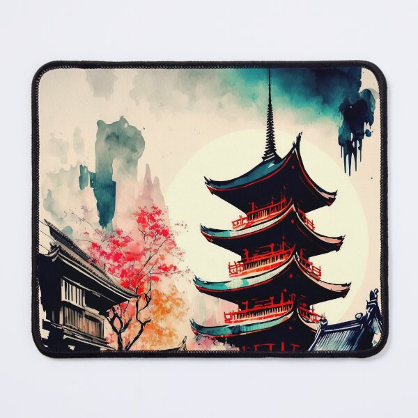 Item preview, japan temple designed and sold by ururuty.