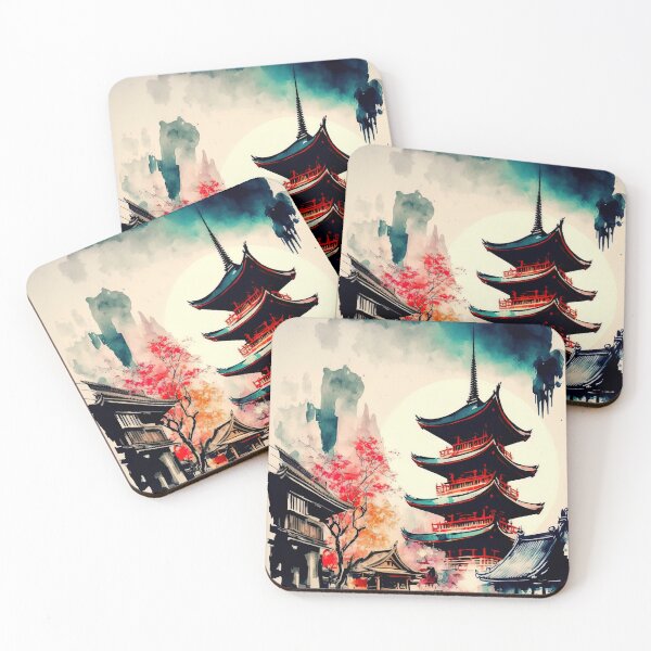 Item preview, japan temple designed and sold by ururuty.