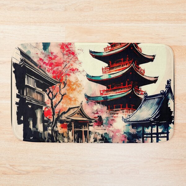 Item preview, japan temple designed and sold by ururuty.