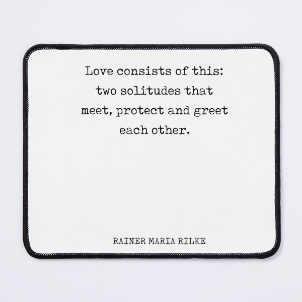 Item preview, Love consists of This - Rainer Maria Rilke Quote - Typewriter Print 1 designed and sold by Studio Grafiikka.