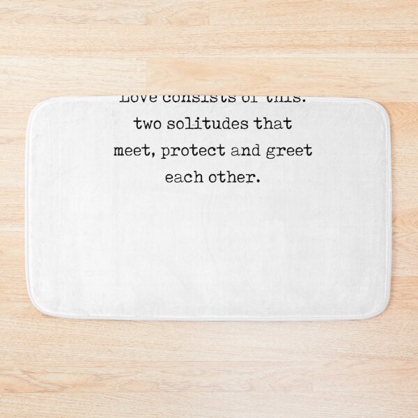 Item preview, Love consists of This - Rainer Maria Rilke Quote - Typewriter Print 1 designed and sold by Studio Grafiikka.