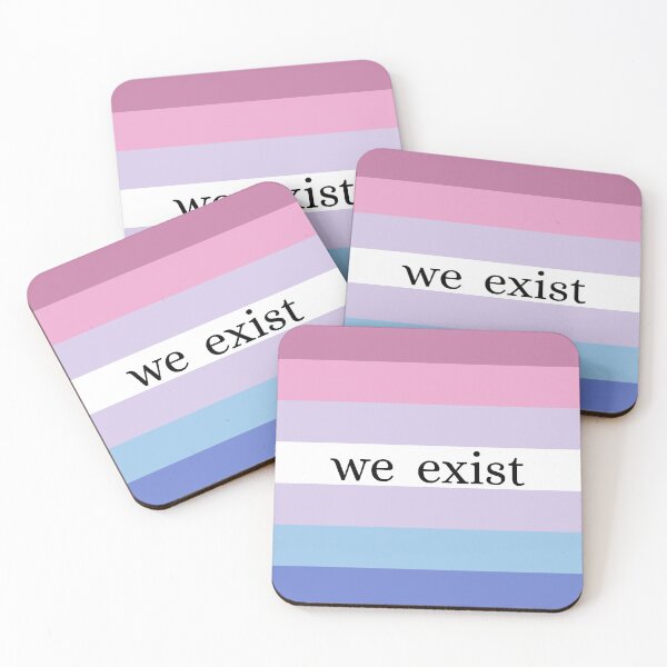 Item preview, We Exist / Bigender Pride Flag designed and sold by MaddieMade.