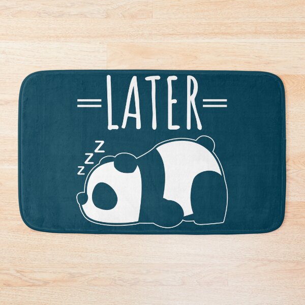 Item preview, Later Lazy Cute Sleeping Baby Panda Funny designed and sold by Dapperly Tees.