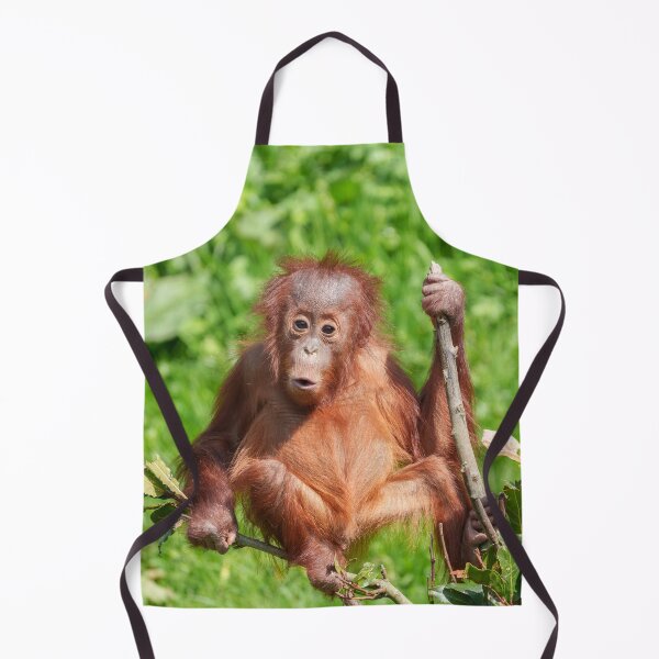 Item preview, Climbing Orangutan Baby designed and sold by rawshutterbug.