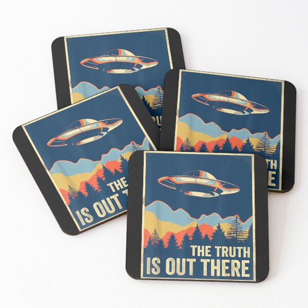 Item preview, The Truth Is Out There Retro Vintage UFO designed and sold by Qudkin.